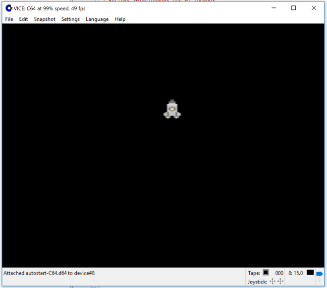 Asteroids - Inicialización nave 2