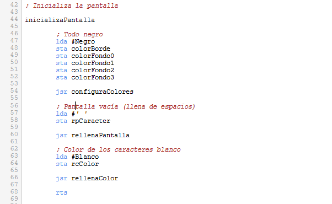 Asteroids - Pantalla de juego
