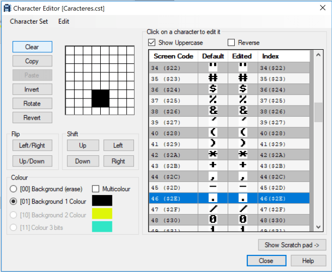 Asteroids - Punto estándar