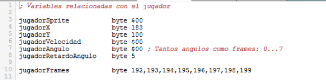 Asteroids - Retardo angulo