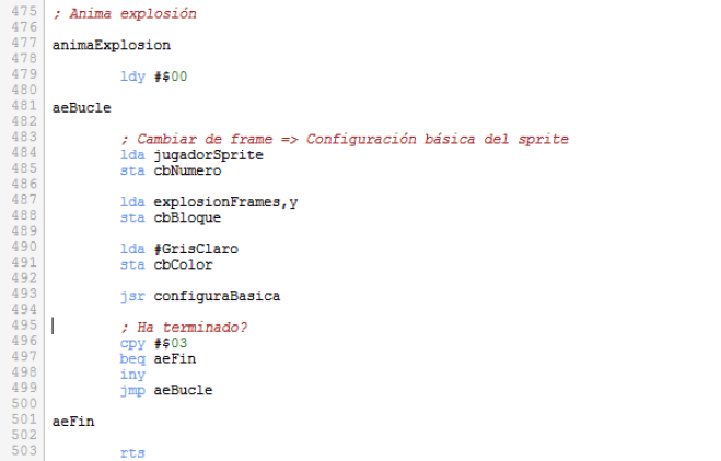 Asteroids - Anima explosión