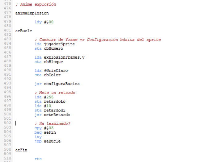Asteroids - Bucle demora