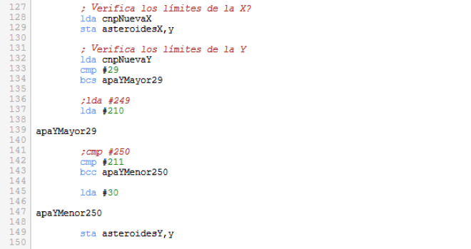 Asteroids - Nuevos límites asteroides