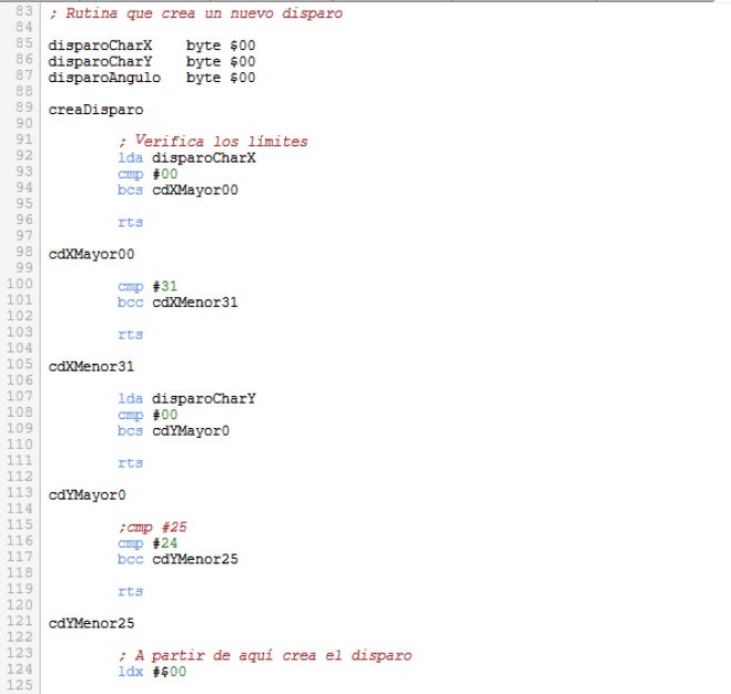 Asteroids - Nuevos límites disparos 2