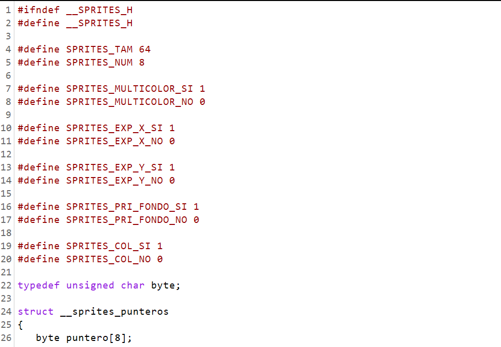 Desarrollo de una librería de sprites en C – Programación Retro del ...